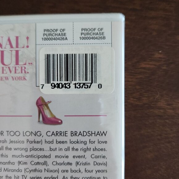 Sex And The City The Movie DVD Widescreen Edition New & Sealed Sarah Jessica Par - Picture 3 of 5